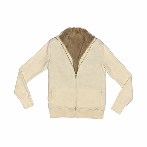 Full Zip Beige